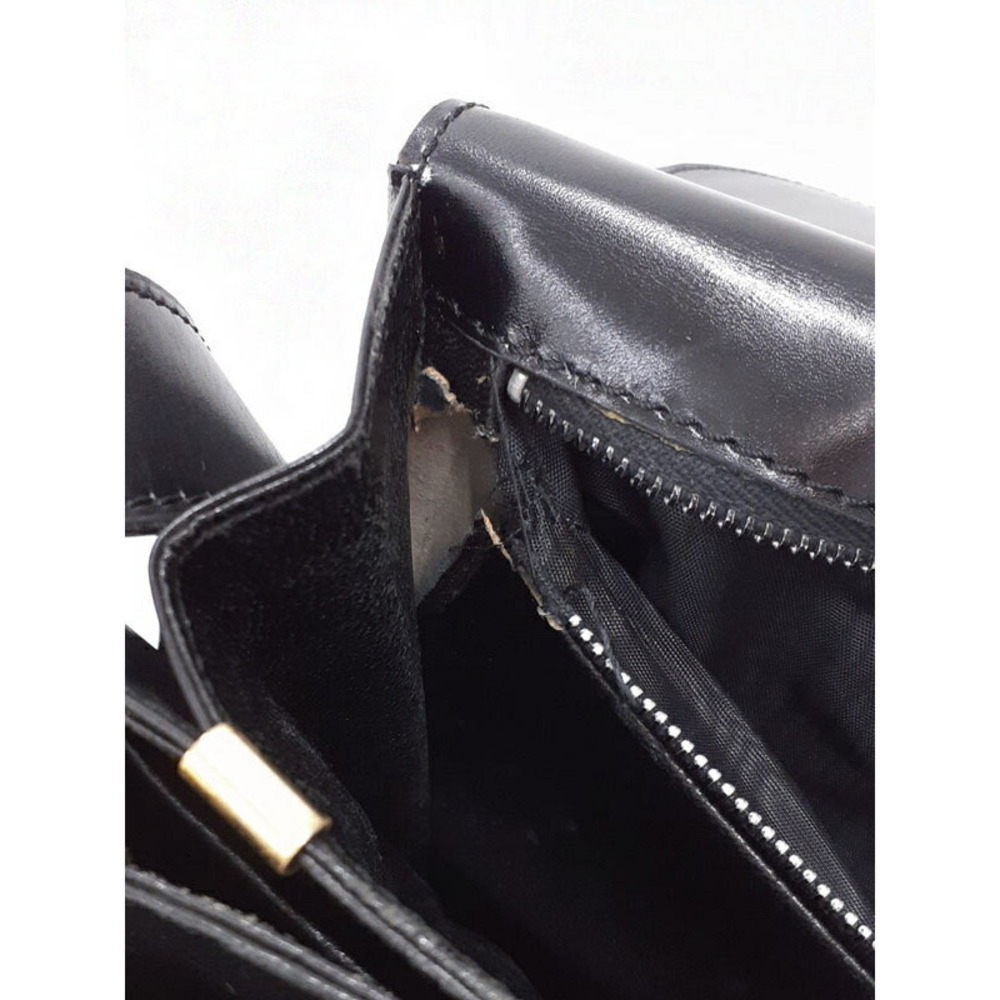 Celine Carriage Buckle Leather Shoulder Bag - Picture 8 of 9